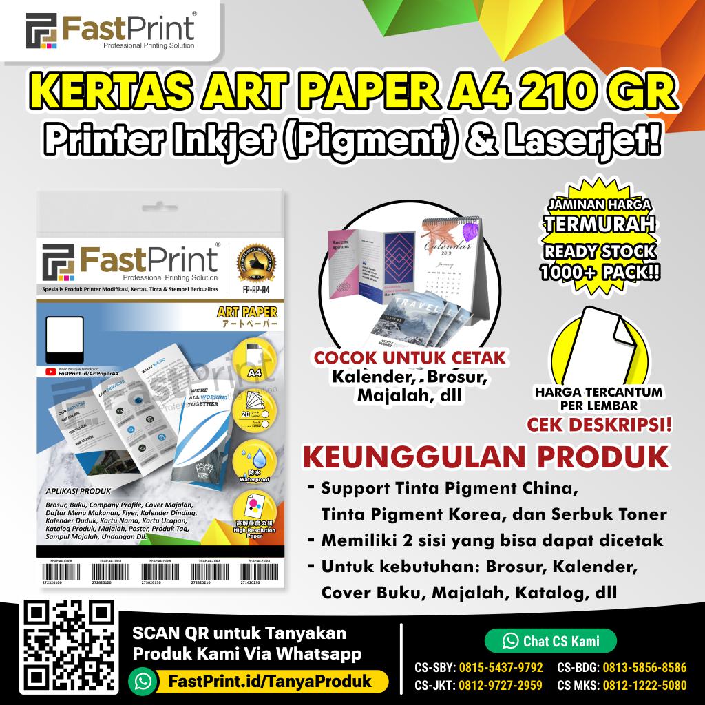 Fast Print Kertas Art Paper Brosur Glossy – Fast Print Indonesia