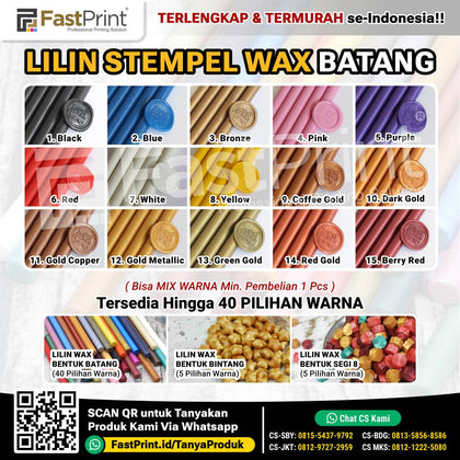 Lilin Stempel Segel Sealing Wax Stamp Seal