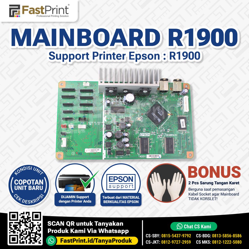 Mainboard Board Printer Epson R1900 – Fast Print Indonesia