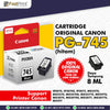 Cartridge Original Canon CL 746 CL746 Color PG 745 PG745 Black Loose Pack Printer Canon MG2570 MG2570S MX497 IP2870 IP2870S
