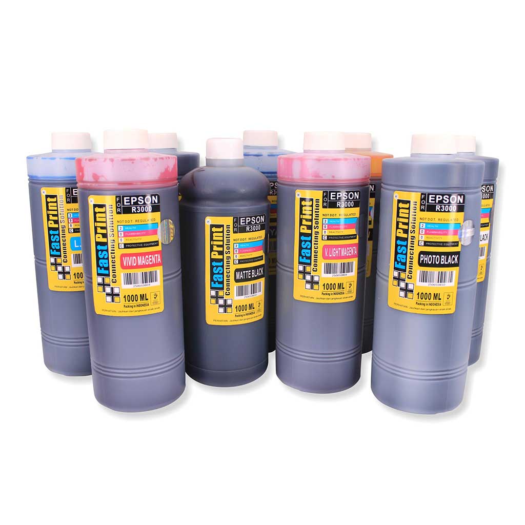 Tinta Dye Based Photo Premium Epson R3000 1 Set 9 Warna – Fast Print ...