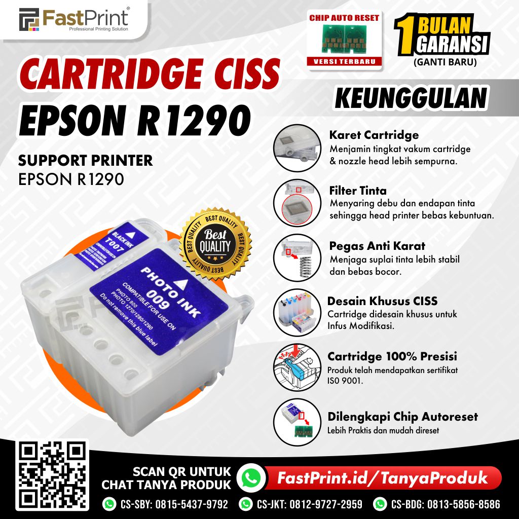 Cartridge Printer Infus Epson R1290