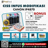 CISS Infus Modifikasi Canon IP4970, IP4870, IP6550, IX6500, IX6560, MG5170, MG5270, MX886 Plus Tinta