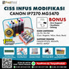 CISS Infus Modifikasi Canon MG5470, MX727, MX927, IP7270 Plus Tinta