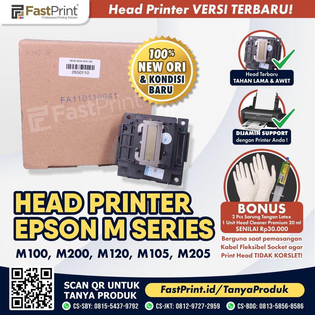 Print Head Printer Epson M100 M200 M120 M105 M205 New Original