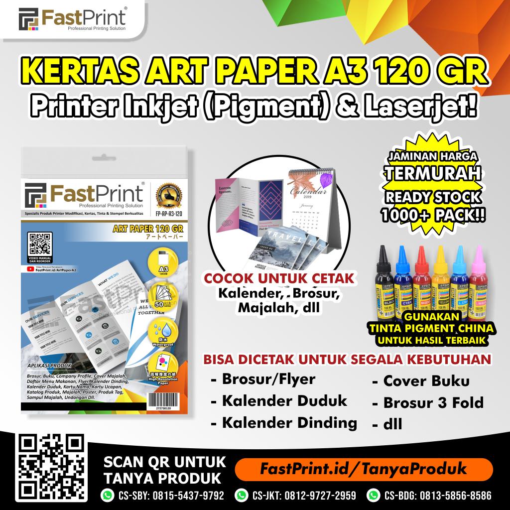 Fast Print Kertas Art Paper Brosur Glossy Fast Print Indonesia