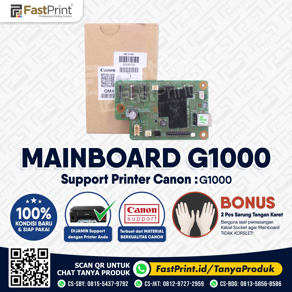 Mainboard Board Printer Canon G1000