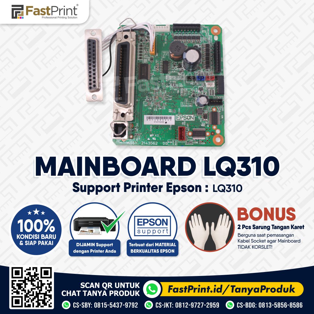 Mainboard Board Printer Epson LQ310