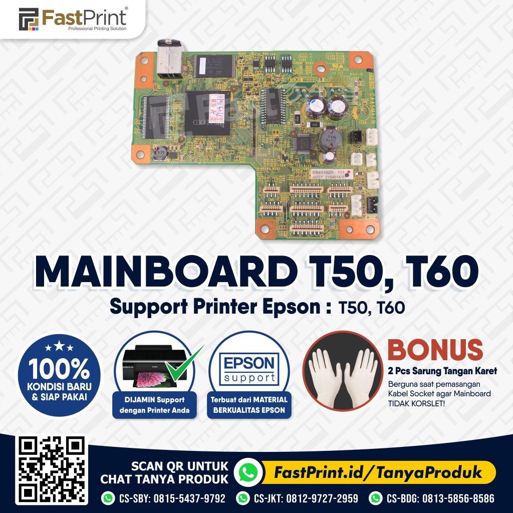 Mainboard Board Printer Epson T50, T60