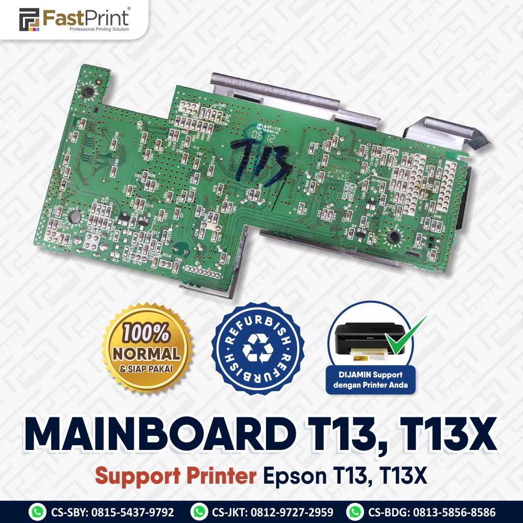 Mainboard Board Printer Epson T13, T13X – Fast Print Indonesia