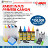 Paket Lengkap Tabung Infus Printer Canon Plus Tinta Refill dan Dumper