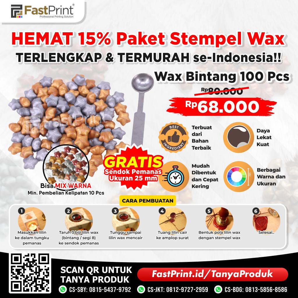 Fast Print Paket Seal Wax Stamp Stempel Lilin Segel – Fast Print Indonesia