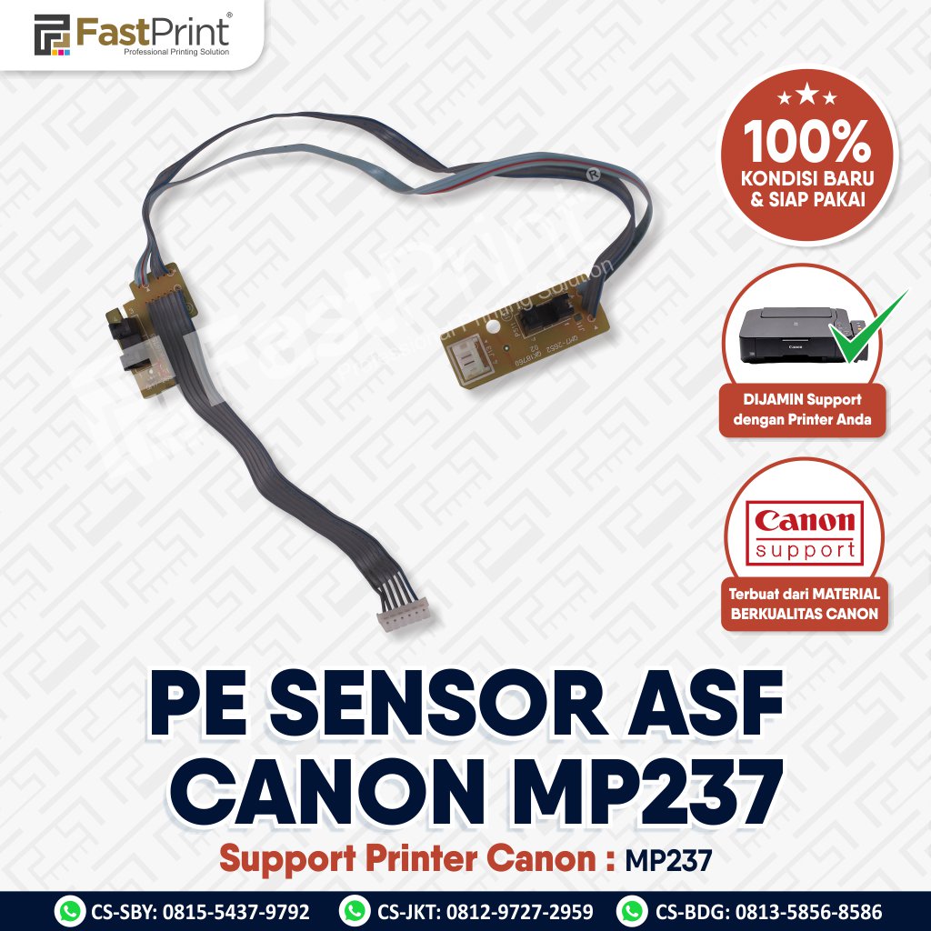 PE Sensor ASF Penarik Kertas Printer Canon MP237 Original