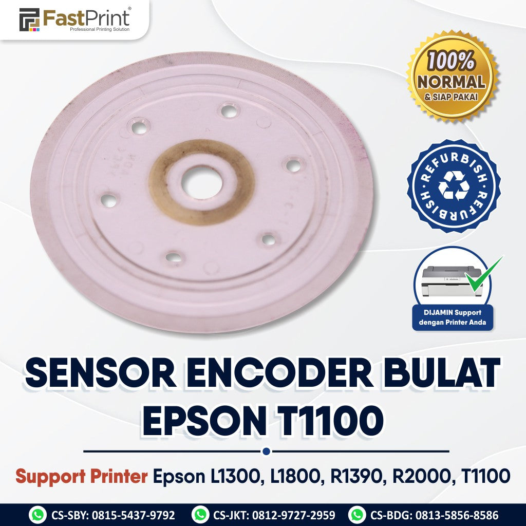 Sensor Encoder Bulat Printer Epson L1300 L1800 T1100 R1390 R2000