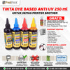 Fast Print Tinta Printer Brother Dye Based Anti UV 1 Set