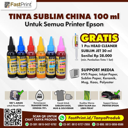 Tinta Sublim Sublime Sublimasi Epson China