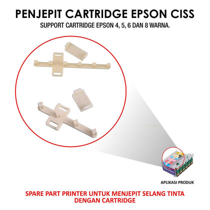 Penjepit Cartridge CISS 4, 5, 6 dan 8 Warna
