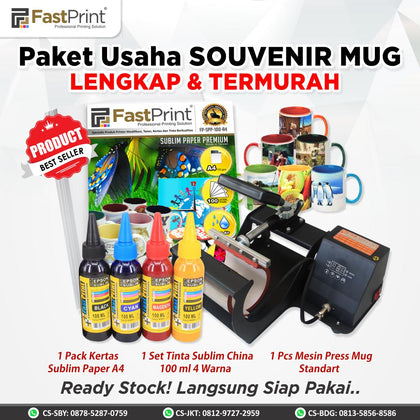 Paket Usaha Press Mug Untuk Souvenir