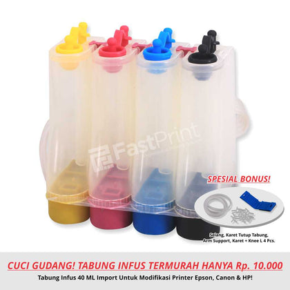 Tabung Infus Printer Epson Canon 40ML