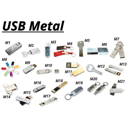 Flashdisk Model Metal Printing Custom Desain Produk Logo Text
