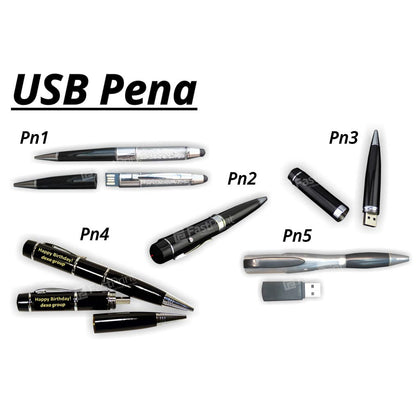 Flashdisk Model Pena / Pulpen Custom Desain Logo Text