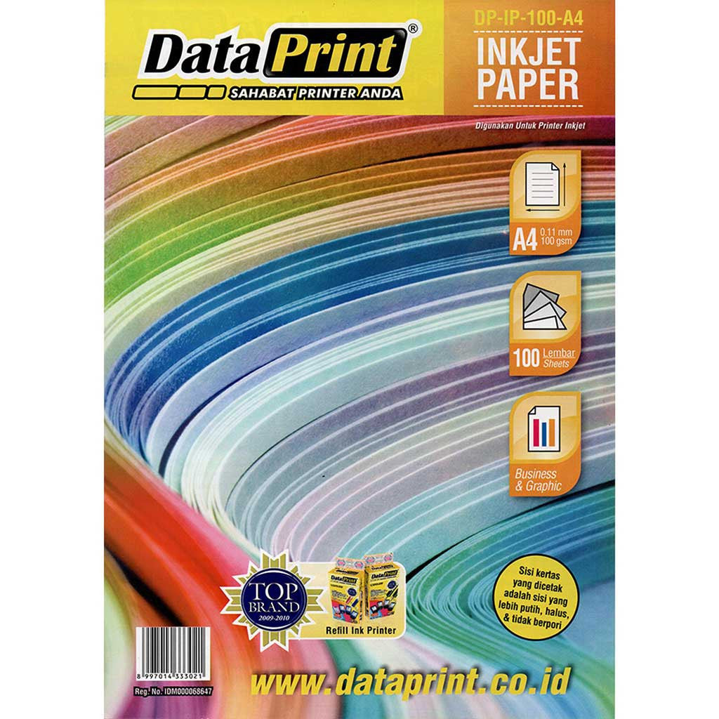 Kertas Inkjet Paper Data Print A4 100 Gram